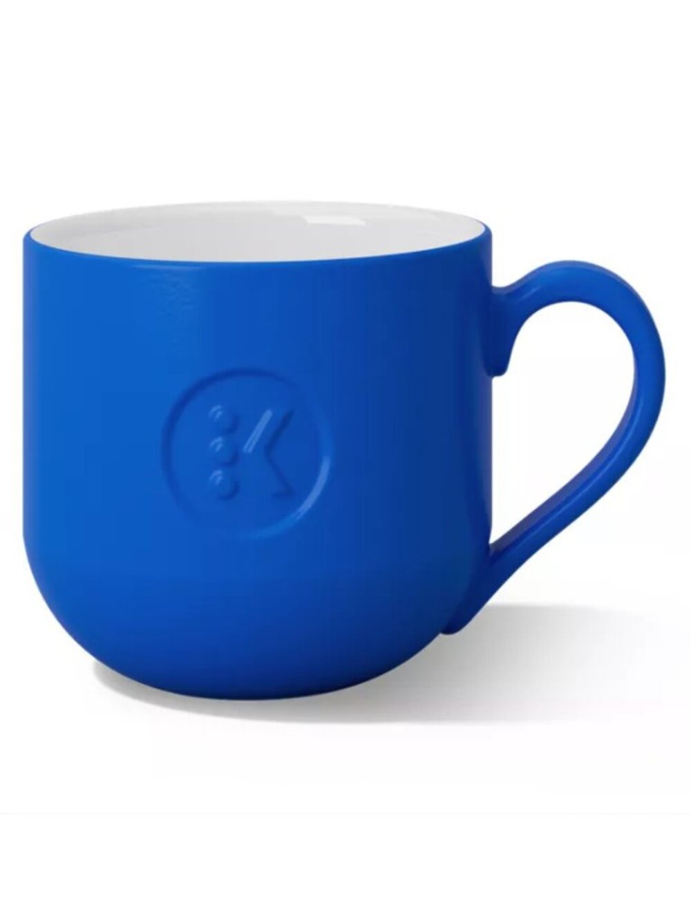 Keurig Signature Coffee Mug Blue Ceramic With K Logo - BRAND NEW